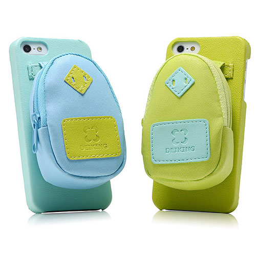 Candy Color Detachable Small Backpack Phone Shell Case For Iphone 5